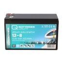 Q-Batteries LiFePO4 Akku 12-8 12,8V 8Ah 96Wh