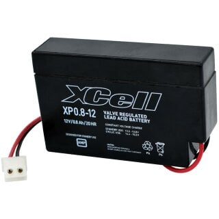 XCell Bleiakku XP0,8-12 AMP 12V 0,8Ah Pb