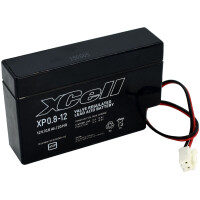 XCell Bleiakku XP0,8-12 JST 12V 0,8Ah Pb productbox