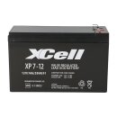 XCell Bleiakku XP7-12 12V 7000 mAh Pb F1 4,8mm Anschluss
