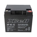 XCell Bleiakku XP45-12 12V 45Ah Pb M6 Innengewinde
