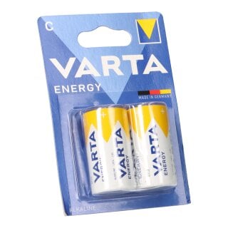 Varta Energy C Baby Batterie 1,5V AlMn 2er Blister