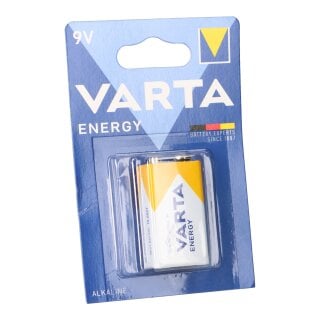 Varta Energy 9V-Block Batterie 1er Blister AlMn 565mAh