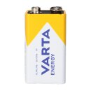 Varta Energy 9V-Block Batterie 1er Blister AlMn 565mAh