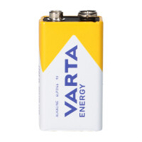 VARTA Energy 9V Block Batterie 6LR61 - passend für Rauc