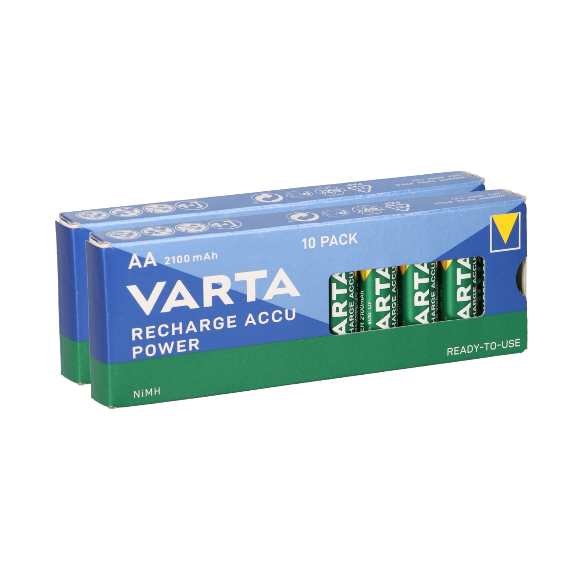 20x Varta Ready2Use AA Mignon Akku Ni-MH 1,2V 2100mAh