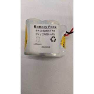 Batteriepack Lithium BR-2/3AGCT4A 6V 2400mAh JAE Stecker