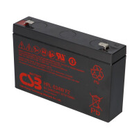 CSB HRL634W 6V 8,2Ah Hochstrom-AGM-Akku F2 – kompatibe