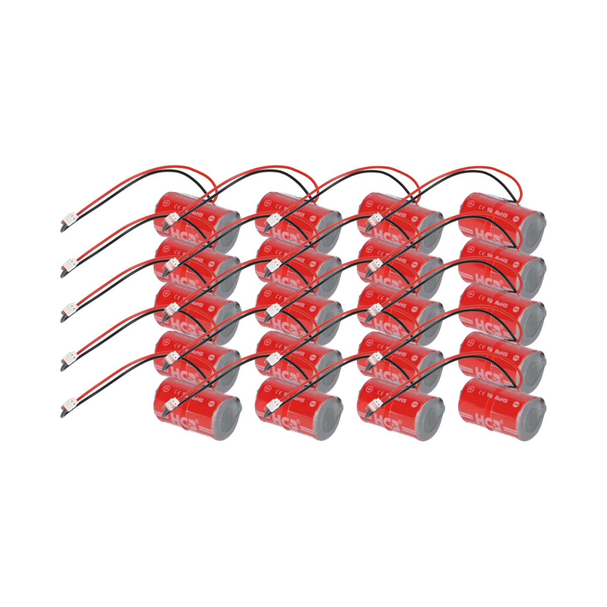 20x Lithium Batterie ER14250M DOM Protector Schließzylinder kompatibel zu 298384