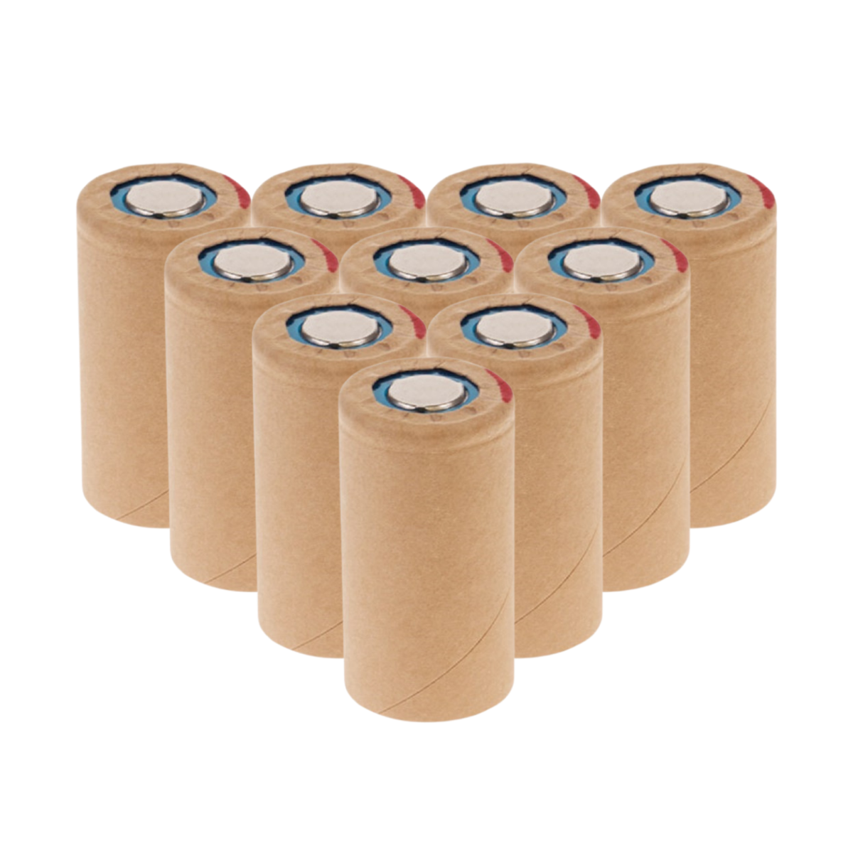 10 Stück Panasonic Akku Sub-C 1,2V 3000mAh PBK300SCEY1 Pappmantel