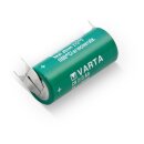 Varta Lithium 3V Batterie CR2/3AA PCB Print 2/1 pin ++/-