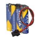 Batteriepack kompatibel zu AMADEO ST50.BP.02 6V 1260mAh F1x4