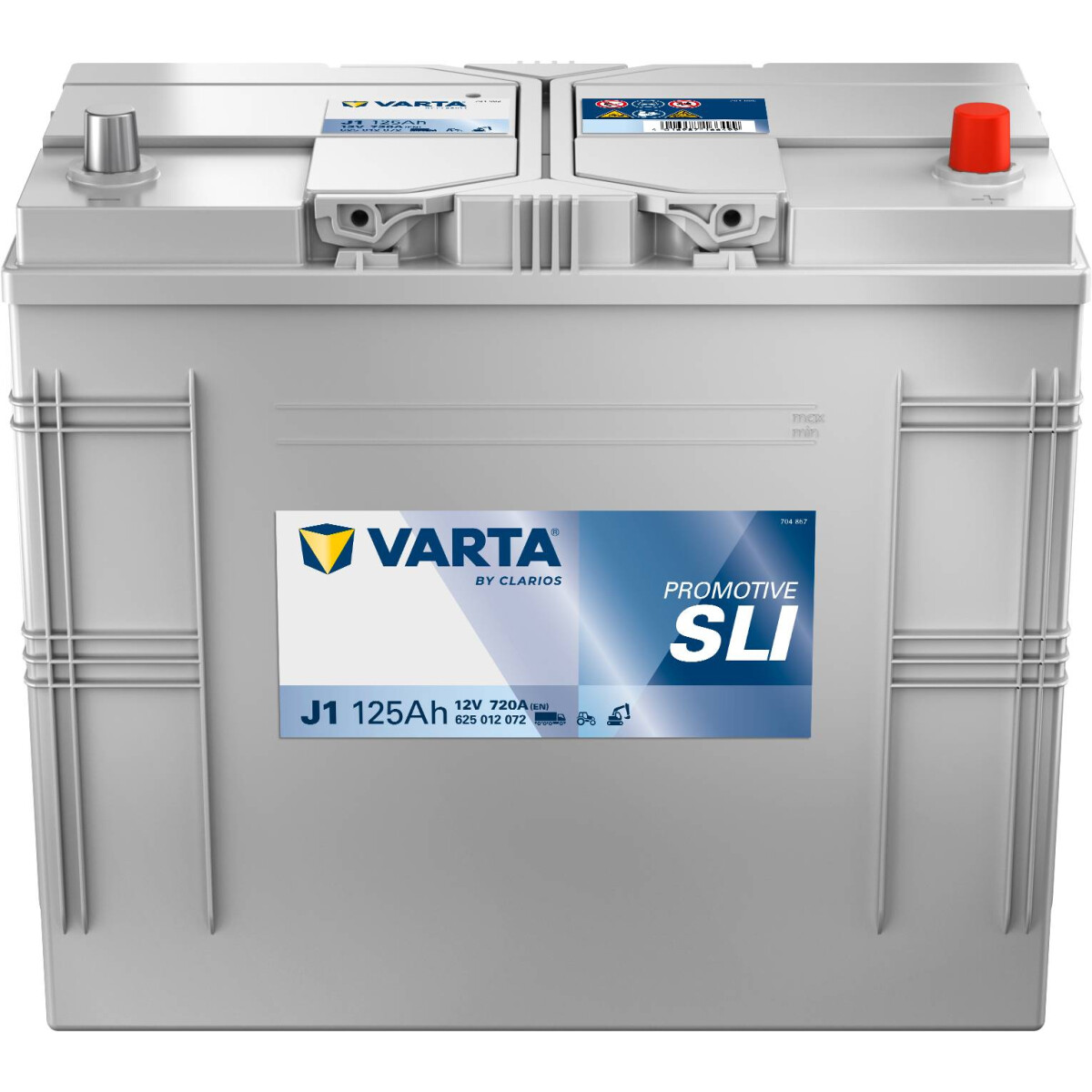 VARTA J1 ProMotive Heavy Duty 12V 125Ah 720A – 625012072