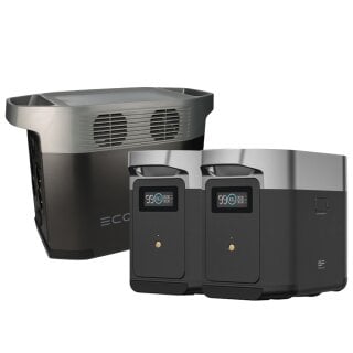 EcoFlow DELTA 2 Powerstation und 2x DELTA 2 Extra Batterie