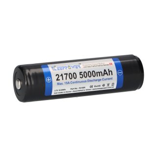 Keeppower P2150K 3,7V 5000mAh 10A Li-Ion 21700 Akku