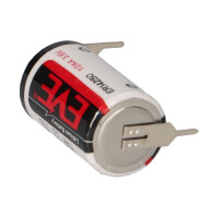 EVE ER14250/PFR 3,6V 1200mAh 1/2AA Li-SOCl₂ – 3 Printp