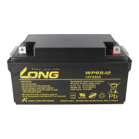 Kung Long WP65-12 12V 65Ah AGM Bleiakku M6 VdS 2