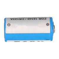 Akku-Zelle 3,6V 700mAh Li-Ion passend für 16340/CR123A 