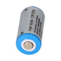 Akku-Zelle 3,6V 700mAh Li-Ion passend für 16340/CR123A 
