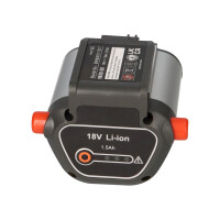Gartengeräte-Akku 18V 1500mAh Li-Ion passend für G