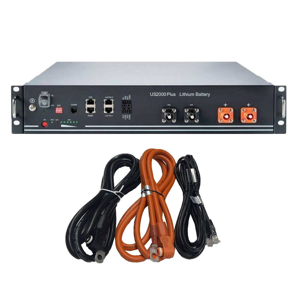 Pylontech 2,4 kWh Solarspeicher Lithium LiFePO4 inkl. Kabel & BMS mit 0% MwSt nach §12 Abs. 3 UstG