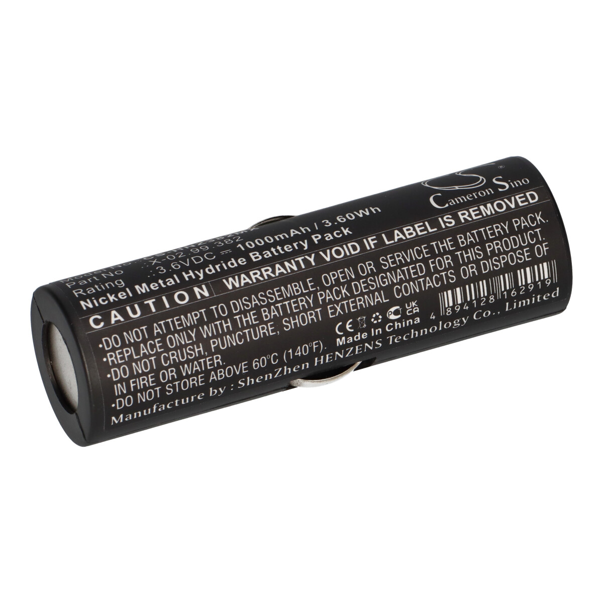 Medizintechnik-Akku 3,6V 1Ah passend für Heine Beta Handles/X-02.99.380/X-02.99.382