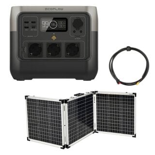 EcoFlow River 2 Pro Portable Powerstation + 150W Solarkoffer