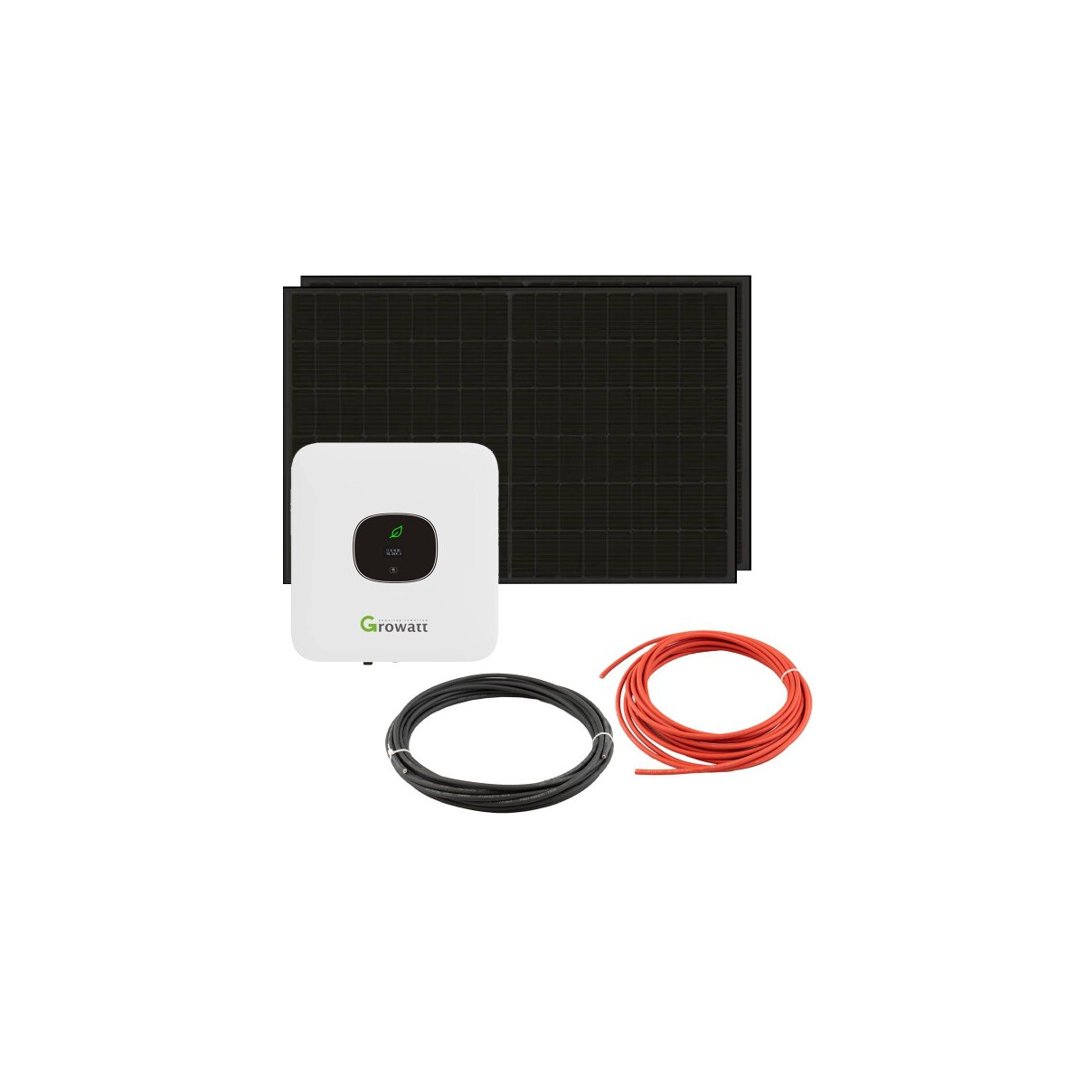 Balkonkraftwerk 800W Growatt MIC 600 0,6kW Solarpanel Systemsteckdose Set