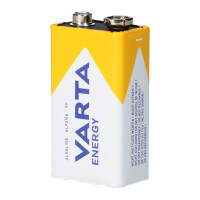 10x VARTA Energy 9V Block Batterie 6LR61 - passend für 