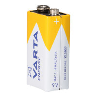10x VARTA Energy 9V Block Batterie 6LR61 - passend für 