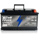 XCell LiFePO4 12V / 100Ah Untersitz inkl. Bluetooth