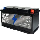 XCell LiFePO4 Akku 12V / 100Ah Untersitz inkl. Bluetooth