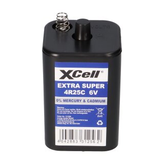 12x XCell 4R25 430 6V Blockbatterie SET 6 Volt 9500 mAH