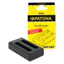 PATONA Dual Ladegerät Insta360 X3 CINAQBT/A Micro-USB