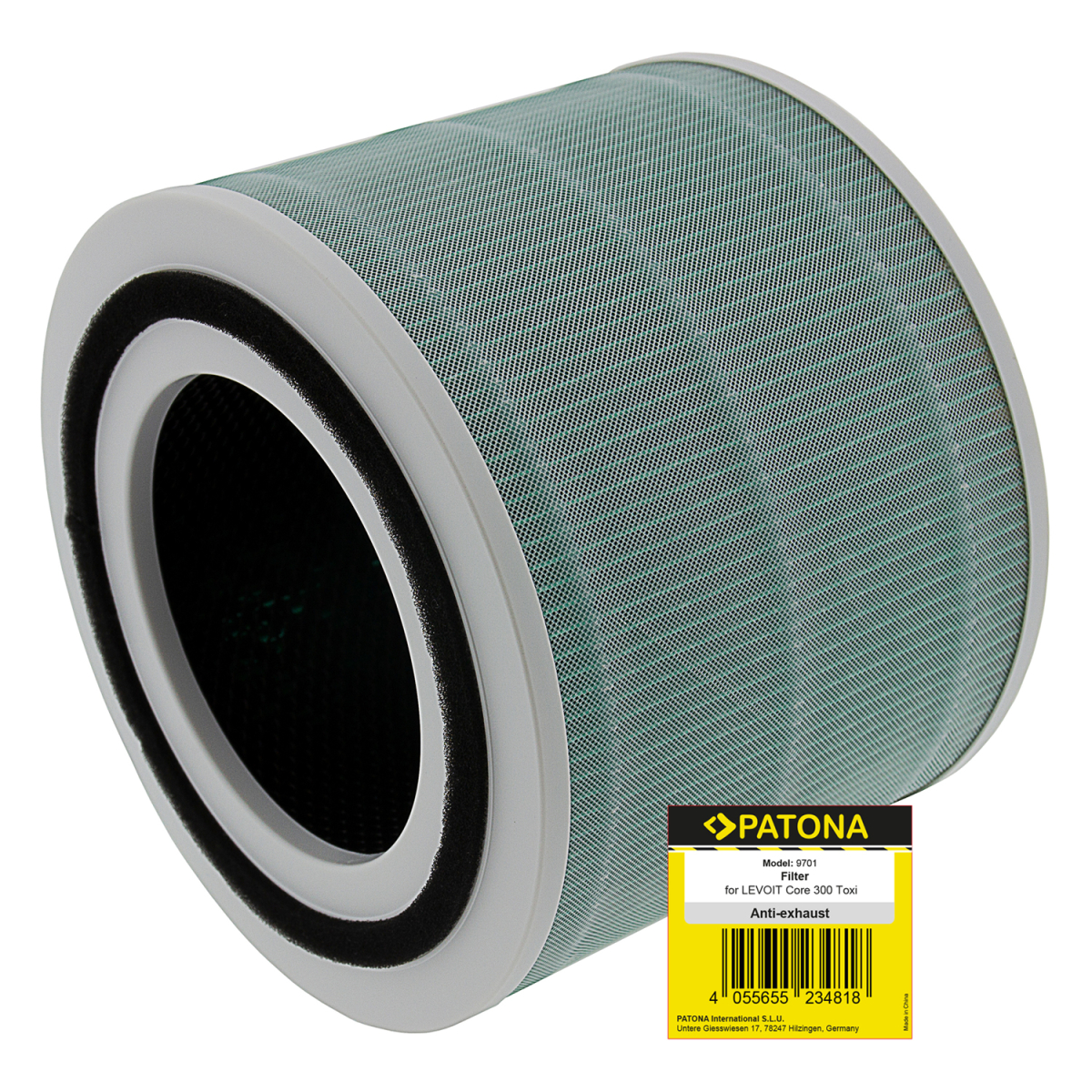 PATONA HEPA Filter Anti-Abgas Toxin für LEVOIT Core 300