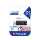 Verbatim USB 3.2 Stick 256GB, PinStripe, schwarz Typ-A,...