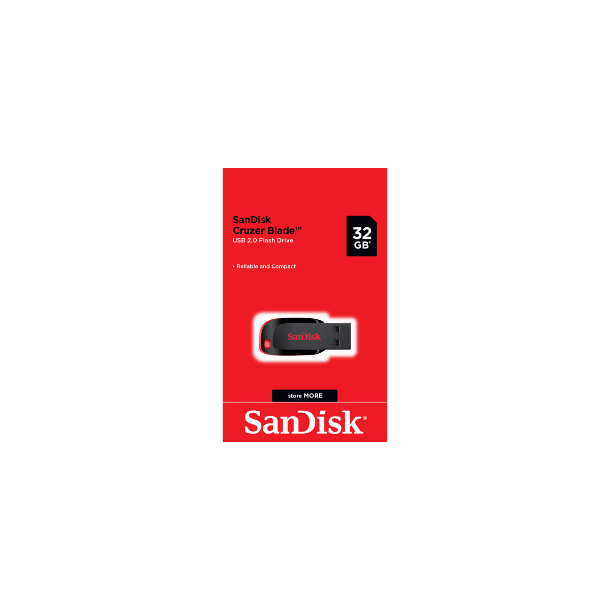 SanDisk USB 2.0 Stick 32GB, Cruzer Blade