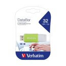 USB 2.0 Stick 32GB, DataBar, grün