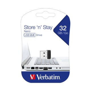 USB 2.0 Stick 32GB, Nano StorenStay