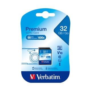 SDHC-Card 32GB, Premium, Class 10, U1, UHS-I