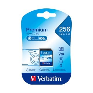 SDXC-Card 256GB, Premium, Class 10, U1, UHS-I