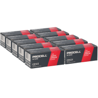 100x Duracell Procell Intense CR123A Lit productbox