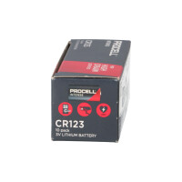 100x Procell Intense CR123A Lithium Batterie 3V 1600 mAh &nd
