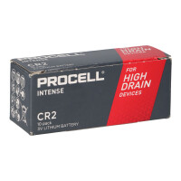 100x Procell Intense CR2 Lithium Batterie 3V 920mAh – 