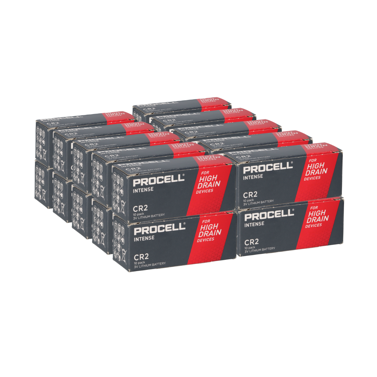 200x Procell Intense CR2 Lithium Batterie 3V 920mAh – Profi/Industrie