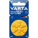 Varta Hearing Aid Batterie 10 PR70 Hörgerätebatterie