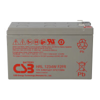 CSB HRL1234W High-Rate Long-Life AGM Bleiakku 12V 8,5Ah 34 W