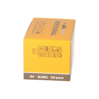 10x AGFAPHOTO Professional Alkaline 6LR61 9V Block Batterie 