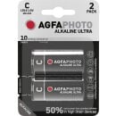 AGFAPHOTO Batterie Alkaline Ultra C 1.5V 2er Blister