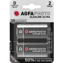 AGFAPHOTO Batterie Alkaline Ultra D 1.5V 2er Blister